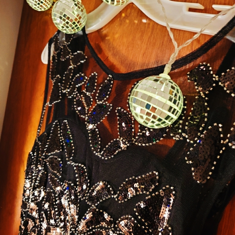 Gatsby, Roaring 20's Art Deco Dress
